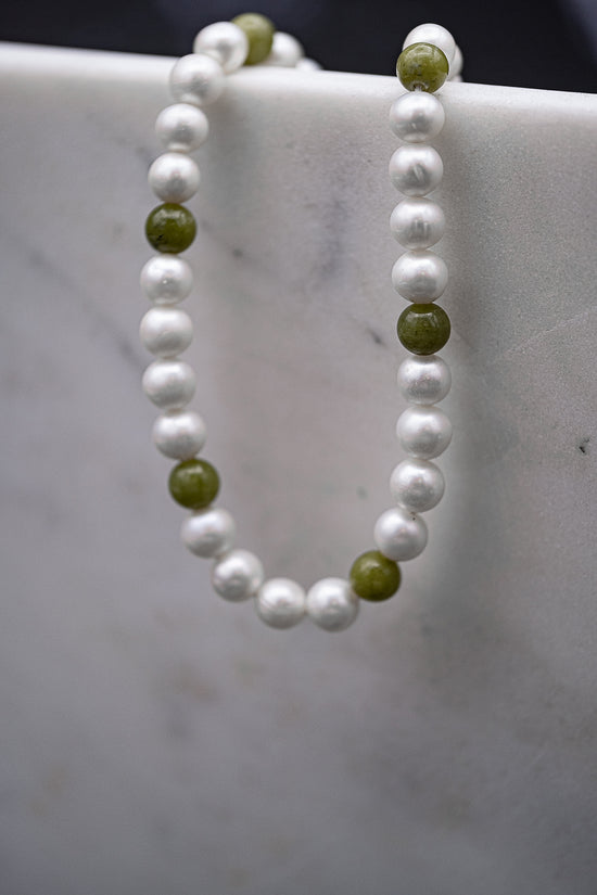 Pearl & Jade Necklace